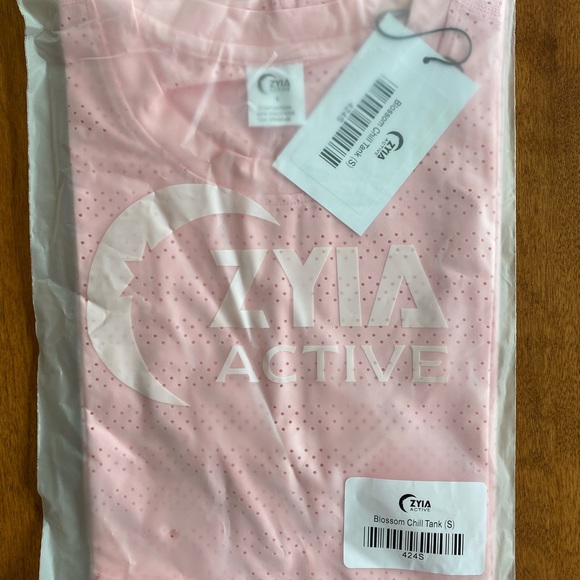 Zyia Pink South Beach Zyia Tank (S) - Picture 4 of 4